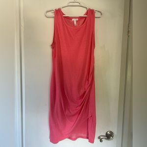 Salmon colored Leith dress